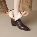 Handcrafted Genuine Leather Women's Shoes: Luxurious Elegance & Quality(EdidoX982)