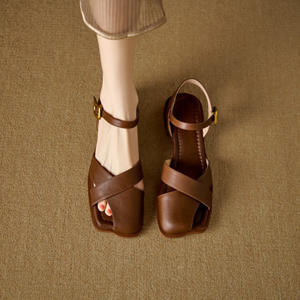 Exquisite Handcrafted Leather Women's Shoes: A Luxurious Touch of Elegance(EdidoL1311)