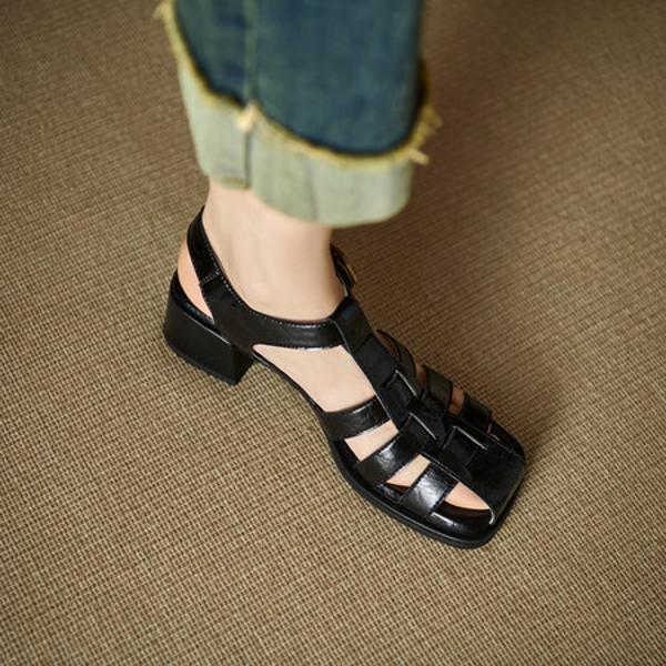 Exquisite Handmade Leather Women’s Shoes: Luxury Craftsmanship(EdidoL1335)