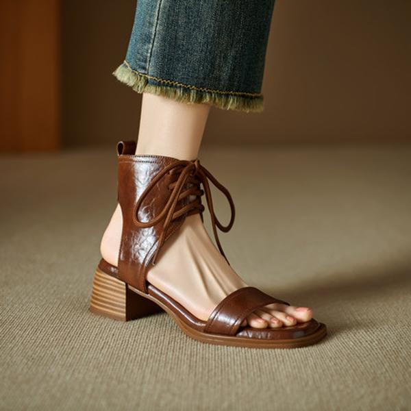 Luxurious Handmade Genuine Leather Women’s Shoes with Exquisite Craftsmanship(EdidoL1332)