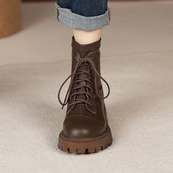 Handcrafted Luxury Genuine Leather Women's Shoes - Elegance in Every Stitch(Edlnx1069)