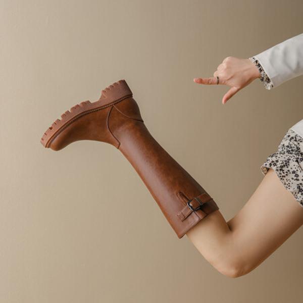 Artisan Crafted Leather Heels: Luxury Meets Elegance(Edlnxy216)