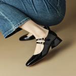 Exquisite Handcrafted Leather Ladies' Shoes for Elegant Style(EdlnxD8953)