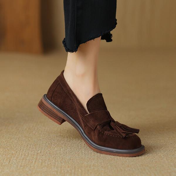 Handcrafted Leather Women's Shoes: Elegance Meets Luxury Quality(Edlnx45892)