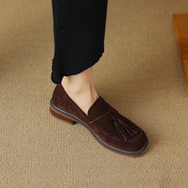 Handcrafted Leather Women's Shoes: Elegance Meets Luxury Quality(Edlnx45892)