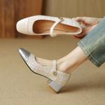 Handcrafted Luxury Leather Women's Shoes - Elegance Redefined(Edlnx9375)