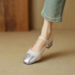 Handcrafted Luxury Leather Women's Shoes - Elegance Redefined(Edlnx9375)