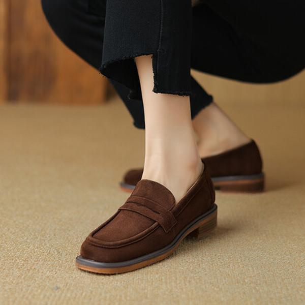 Exquisite Handcrafted Leather Women's Shoes for Elegance(Edlnx45953)