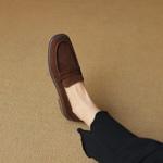 Exquisite Handcrafted Leather Women's Shoes for Elegance(Edlnx45953)