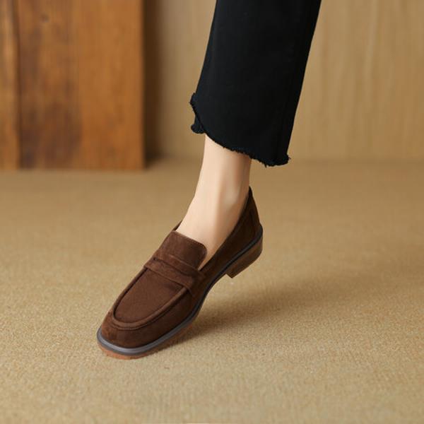 Exquisite Handcrafted Leather Women's Shoes for Elegance(Edlnx45953)