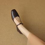 Elegant Handcrafted Genuine Leather Women's Shoes of Luxe Craftsmanship(Edlnx9377)