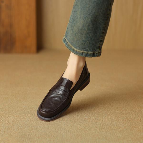 Exquisite Handmade Leather Women's Shoes: Luxury Craftsmanship & Elegance(EdlnxD23-13)