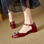 Exquisite Handcrafted Leather Women's Shoes: A Touch of Elegance(Edlnx8965)