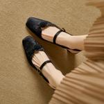 Handcrafted Luxury Leather Women's Shoes: Elegance in Every Detail(Edlnx590)