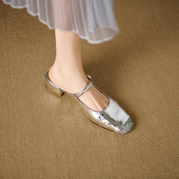 Luxurious Handcrafted Leather Women's Shoes: Elegance Meets Craftsmanship(Edlnx9366)