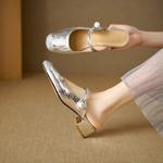 Luxurious Handcrafted Leather Women's Shoes: Elegance Meets Craftsmanship(Edlnx9366)