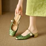 Exquisite Handcrafted Leather Shoes for Elegant Women(Edlnx9330)