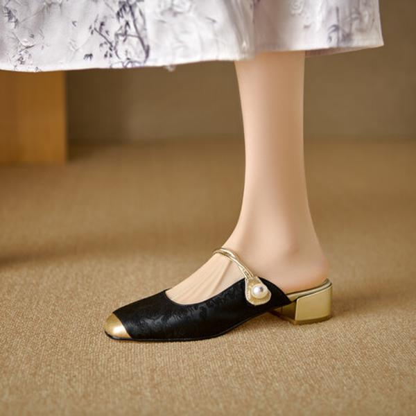 Exquisite Handcrafted Leather Shoes for Elegant Women(Edlnx9330)
