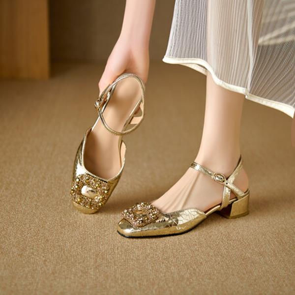 Luxurious Handcrafted Leather Women's Shoes: Artistry in Every Step(Edlnx9380)