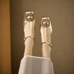 Luxurious Handcrafted Leather Women's Shoes: Artistry in Every Step(Edlnx9380)