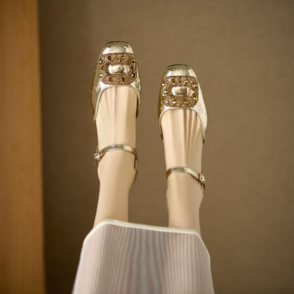 Luxurious Handcrafted Leather Women's Shoes: Artistry in Every Step(Edlnx9380)