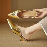 Luxurious Handcrafted Genuine Leather Women's Shoes(Edlnx206)