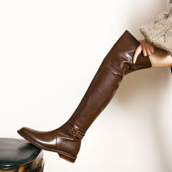 Premium Handcrafted Leather Women's Shoes: Elegance in Every Detail(Edlnx2195)