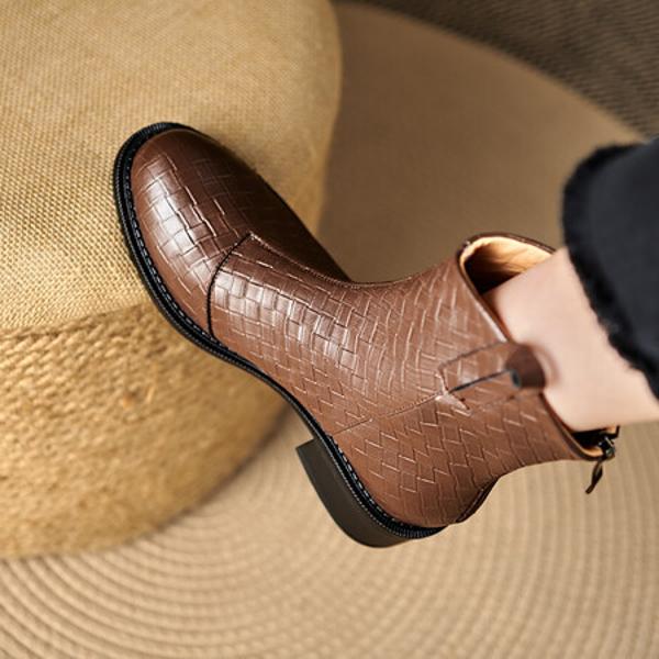 Elegant Handmade Genuine Leather Women's Shoes: Luxury Craftsmanship.(Edlnx197)