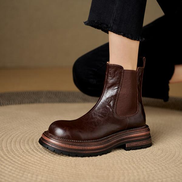 Handcrafted Leather Women's Shoes: Elegance Redefined(Edlnx672)