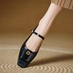 Handcrafted Genuine Leather Women's Shoes: Elegance, Luxury, and Artisan Quality(EdlnxD7138)