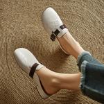 Handcrafted Leather Women's Shoes: Elegant Luxury(Edlnx501)