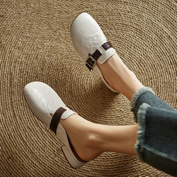 Handcrafted Leather Women's Shoes: Elegant Luxury(Edlnx501)