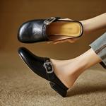 Handcrafted Luxury Leather Women's Shoes with Exquisite Quality(Edlnx502)
