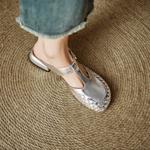 Handcrafted Leather Elegance: Luxury Women's Shoes(Edlnx505)