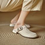 Handcrafted Leather Women's Shoes: Elegant Luxury Artistry(Edlnx506)