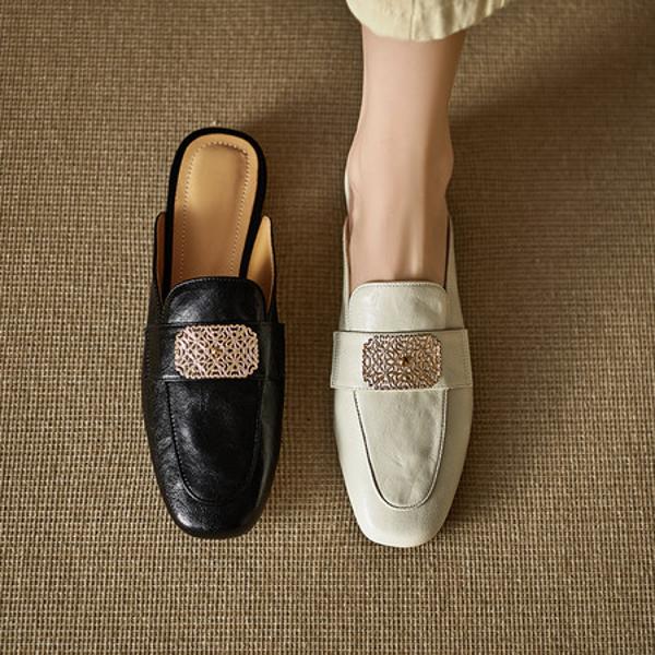 Luxurious Handmade Leather Women's Shoes: Elegance Redefined(Edlnx45811)