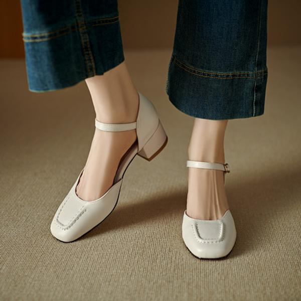 Exquisite Handcrafted Leather Women's Shoes: Luxury and Elegance Redefined(Edlnx9350)