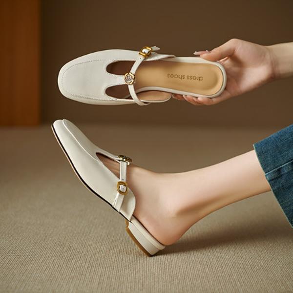 Handcrafted Leather Women's Shoes: Luxe, Elegant Craftsmanship(Edlnx696)