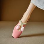 Elegant Handmade Leather Women's Shoes - Luxurious Craftsmanship(Edlnx9399)