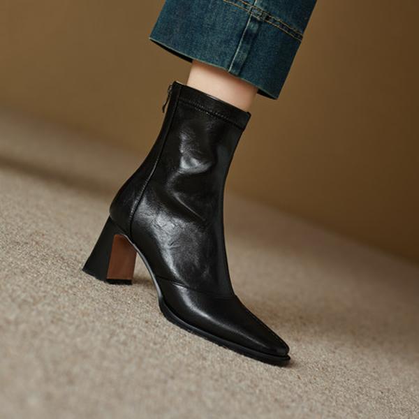 Handcrafted Luxury Leather Women's Shoes: Elegance Redefined(Edlnxk34-1)