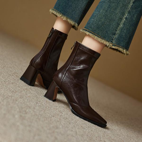 Handcrafted Luxury Leather Women's Shoes: Elegance Redefined(Edlnxk34-1)