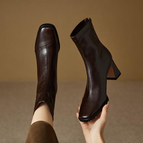 Handcrafted Luxury Leather Women's Shoes - Elegance in Every Stitch(EdlnxK34-2)