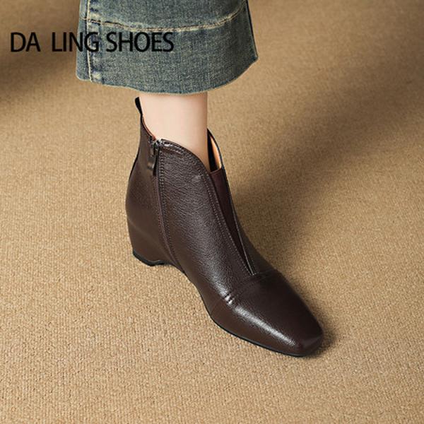 Luxurious Handcrafted Leather Women's Shoes: Elegance in Every Stitch(Edlnx099-1)
