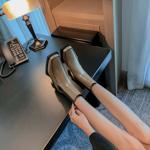 Handcrafted Leather Women's Shoes: Elegance in Every Stitch(EdmdD5838)