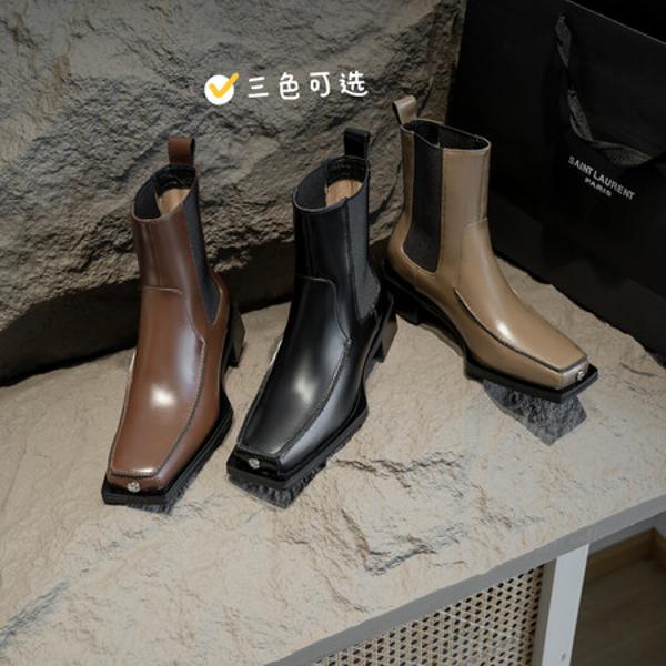 Handcrafted Leather Women's Shoes: Elegance in Every Stitch(EdmdD5838)