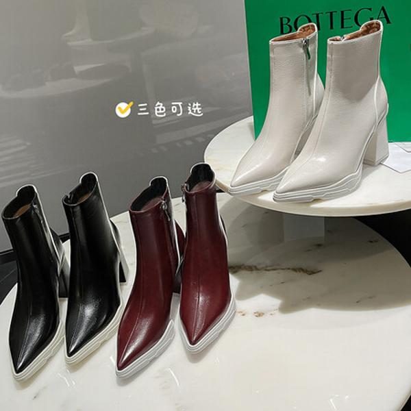 Handcrafted Leather Women's Shoes: Elegant Luxury(EdmdD5862)