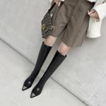 Elegant Handcrafted Leather Women’s Shoes: Luxurious Craftsmanship(EdmdA6005)