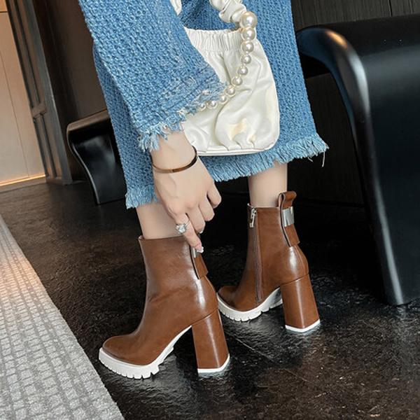 Handcrafted Luxury Leather Women's Shoes(EdmdA6078)