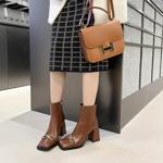 Luxury Leather Handmade Women’s Shoes – Elegance Redefined(EdmdA6151)