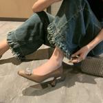 Handcrafted Luxury Leather Women's Shoes: Elegance in Every Stitch(EdmdA6226)